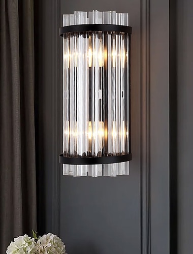  aplique de parede LED lâmpadas de parede modernas arandelas de parede quarto sala de jantar aplique de cristal 220-240v 110-120v