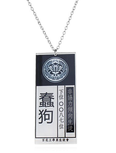  Mehre Accessoires Inspiriert von Gambling School Jabami Yumeko Anime Cosplay-Zubehör Halsketten Kunststoff Herren Damen Halloweenkostüm