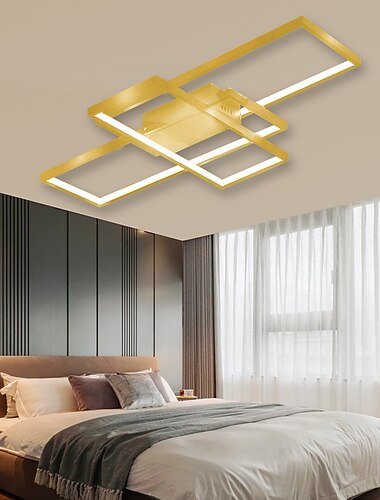  Φωτιστικό οροφής led 105 cm 3-φωτός αλουμίνιο με γεωμετρικό σχέδιο γραμμικό φωτιστικό χωνευτό μοντέρνο βαμμένο φινίρισμα με ρυθμιζόμενο φωτισμό τραπεζαρίας γραφείου που ρυθμίζονται μόνο με