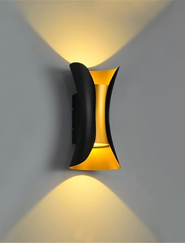  1-Licht 20cm Outdoor-LED-Wandleuchte mehrfarbige Auf- und Ab-Beleuchtung Innenwandleuchte Hotels Innenhöfe Passagen Tore Veranda Korridor modern 90-264V