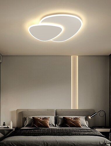  LED Deckenleuchte 40 50 cm geometrische Formen Einbauleuchten Metall moderner Stil geometrisch lackierte Oberflächen LED moderne 220-240V