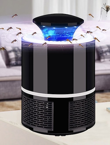  Bugzapper automatische binnen insectenval - uv zwart licht & ventilator muggen, fruitvliegen & muggen killer met usb oplaadbaar