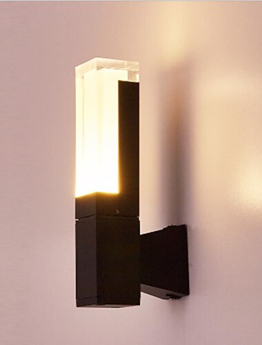  مصابيح حائط LED من Lightinthebox مقاومة للماء على الطراز الشمالي مصابيح حائط LED خارجية من الألومنيوم IP65 حديثة بسيطة 110-240 فولت 7 واط
