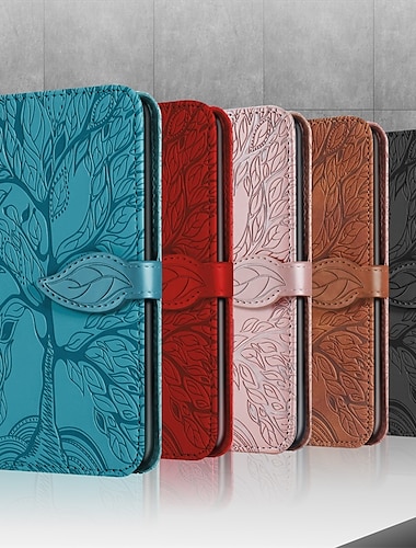  teléfono Funda Para Samsung galaxia S24 S23 S22 S21 S20 Plus Ultra A54 A34 A14 A72 A52 A42 Nota 20 10 S25 Ultra Tarjetas billetera Soporte de Coche Antipolvo Antigolpes Líneas / Olas Color sólido