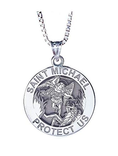  koedln saint michael hanger ketting aartsengel katholieke medaille amulet bescherm ons ketting voor vrouwen mannen