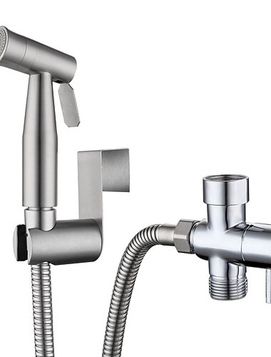  Einloch-Bidet aus Edelstahl, selbstreinigend, zeitgemäß, 1,5 m Wasserzulaufrohr der Basis 1/2 eu