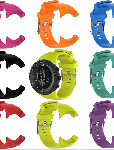  Ремешок для часов для Suunto SUUNTO CORE силиконовый Замена Ремень Дышащий Спортивный ремешок Браслет