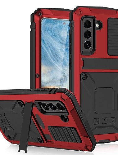  Phone Case For Samsung Galaxy S23 S22 S21 Ultra Plus A32 Full Body Case Full Body Protective Dustproof Military Grade Protection Armor Metal Silicone