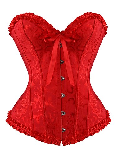  Kostüm Korsetts BHs&amp;Höschen-Sets für Damen in Übergröße, sexy Überbrustkorsetts mit Rüschen zur Bauchkontrolle, Push-up, Date, Valentinstag, Korsett-Top, Kleid zum Beeindrucken 2025