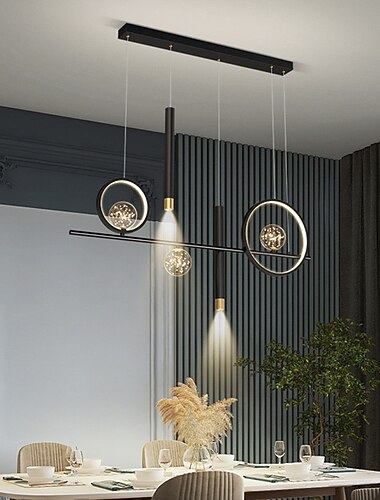  LED-pendellampe 100 cm lysekrone med enkel design aluminiumsmalte overflater ledet moderne 220-240v