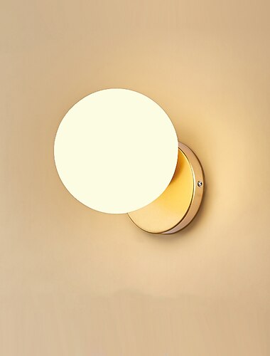  lightinthebox led nástěnné světlo matné moderní severský styl nástěnné svítidla nástěnné svítidla led nástěnná světla obývací pokoj jídelna skleněné nástěnné světlo 110-240 v