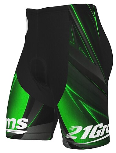  رجالي هندسي شورت ركوب الدراجات شورتات الدراجة شورت الدراجة دراجة هوائية شورتس بنطلونات دراجة جبلية دراجة الطريق رياضات 3D وسادة ركوب الدراجات سريع جاف شرائط عاكسة أسود أصفر سباندكس ملابس