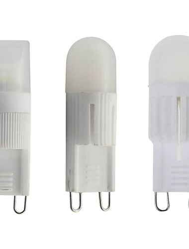  1 Uds bi-pin g9 bombilla led 3w regulable 30w equivalente halógeno para candelabro colgante ventilador de techo lámpara de escritorio ac220v