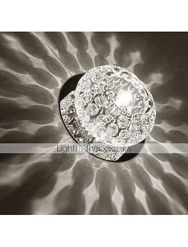  1 Stk. 3 W Deckenleuchte LED-Strahler 3 LED-Perlen integrieren Kristalle dekorativ warmweiß naturweiß