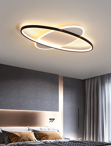  led mennyezeti lámpa 45 55 cm-es klaszter kialakítás süllyesztett lámpák fémre festett kivitelben vezetett modern 220-240v