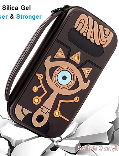  zelda draagtas voor switch game console&amp;versterker; accessoires siliconen harde schaal zakje waterdichte beschermhoes