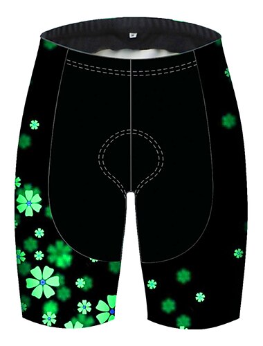  Dame Grafisk Mønstret Blomster botanikk Blomsternål i krystall Sykkelveishorts Sykkelshorts Sykkel Shorts Bukser Formsydd Fjellsykling Veisykling sport 3D Pute Hurtigtørkende Ultrafiolettbestandig