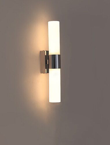  Lightinthebox LED-Wandleuchten, matt, moderne Wandleuchten im nordischen Stil, Wandleuchten, LED-Wandleuchten, Schlafzimmer, Esszimmer, Glas-Wandleuchte, 220–240 V, 12 W