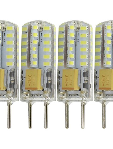  G6.35 gy6.35 bi-pin podstawowa żarówka led 12v 24v 2w światło dzienne 6000kjc typ halogenowa żarówka zamienna nie ściemnialna odpowiednik 20w 4-pak