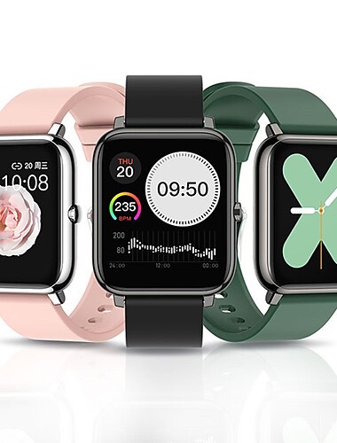  P22 Smartwatch 1.3 Zoll Smartwatch Fitnessuhr Bluetooth Schrittzähler Fitness Tracker AktivitätenTracker Kompatibel mit Android iOS Damen Herren Langer Standby Kamera Kontrolle Anti-verloren IP 67