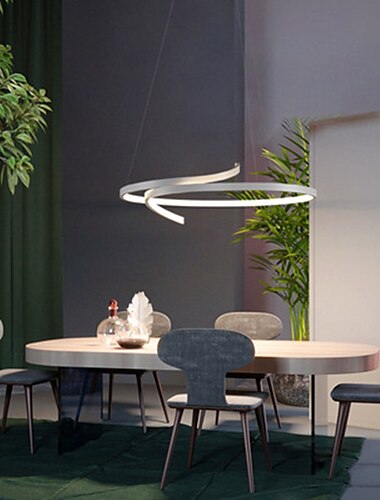  ledet taklampe enkel kreativ personlig geometri lysekrone restaurant lampe nordisk postmoderne bar kaffebar lampe studie kontor lampe