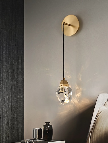  Lightinthebox apliques LED regulables estilo nórdico moderno apliques empotrados apliques LED apliques para sala de estar dormitorio acrílico aplique 220-240v 10 w