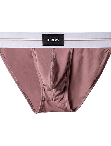  Herren Sport Briefs Höschen Unterwäsche Casual Athlässigkeit Legere Kleider Winter Hauptstadt Atmungsaktiv Weich Schweißableitend Laufen Gehen Sportbekleidung Sportkleidung Einfarbig Schwarz Weiß Rosa