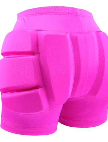  Antishock-Shorts / Gepolsterte Kompressionsshorts für Skifahren / Eislaufen Schützend Training Purpur / Gelb / Pfirsich