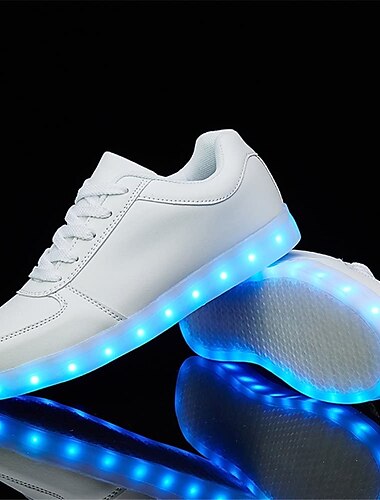  pojkar tjejer led light up sneakers med usb-laddning för fester och nattaktiviteter