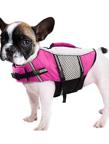  Hund Hundeschwimmweste Reflektierend Sport und Freizeit Sicherheit Strand Pool Hundebekleidung for Husky Golden Retriever Bichon Frise Zwergspitz Klein
