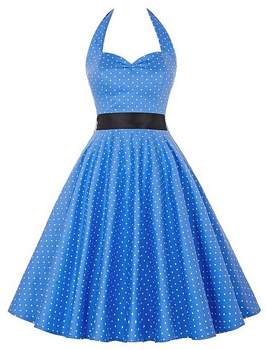  Retro / vintage Lata 50. Kwiaty Sukienka w stylu lat 20-tych Sukienka huśtawka Kwiat Damskie Bal maskowy Codzienne Wieczór panieński Dla dorosłych Sukienka Sukienki na bal maturalny