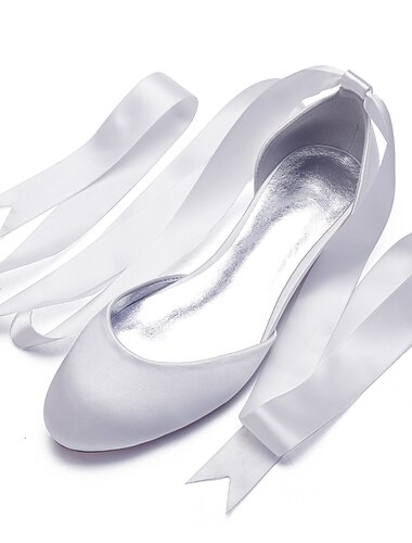  ballerine da donna in raso verde con lacci lunghi a nastro, scarpe eleganti e comode per matrimoni e occasioni speciali