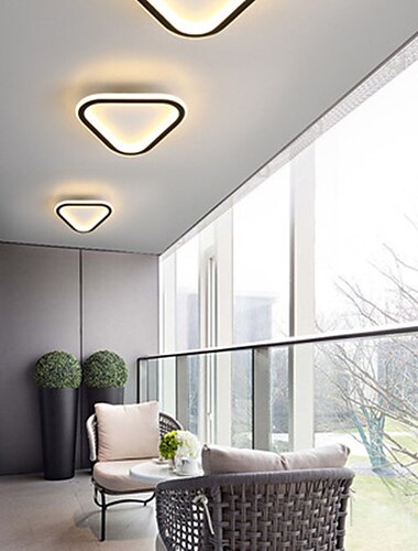  מנורת תקרה LED 20/20/25 ס"מ צורות גיאומטריות אורות הר אורות אלומיניום גימור צבוע גיאומטרי בסגנון מודרני led מודרני 220-240v