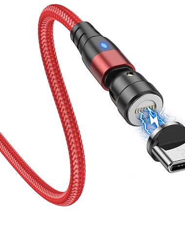  Multi-Ladekabel 60W 3,3 Fuß 6,6 Fuß USB C zu Lightning / Mikro / USB C 3 A Schnellladen Nylon geflochten Langlebig Magnetisch Für Samsung Xiaomi Huawei Handy-Zubehör