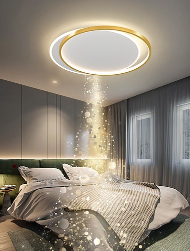  plafón led 45 55 cm diseño de racimo luces empotradas acabados pintados en metal led moderno 220-240v