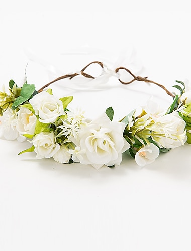  Banderolele Accesoriu pentru păr Material Textil Casual Concediu Nuntă de Mireasă Cu Floral Diadema Articole Pentru Cap