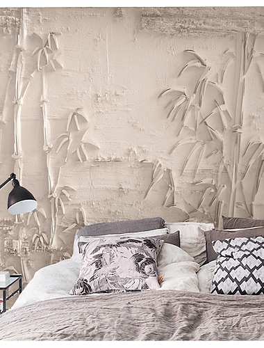  muurschildering behang muursticker die print peel en stick zelfklevende reliëf bamboe bos pvc/vinyl home decor