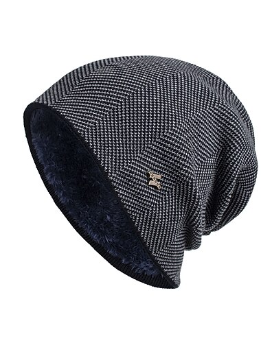  Herren Unisex Beanie Mütze Marineblau Weinrot Tragbar Atmungsaktiv Klappbar Leichtgewichtig