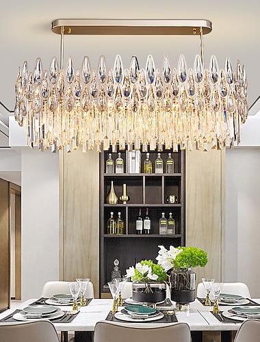  LED Pendelleuchte 75 cm Pendelleuchte Design Kronleuchter Metall galvanisiert modern 220-240V