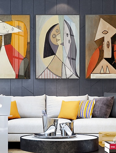  veggkunst lerretsutskrifter maleri kunstverk bilde abstrakte mennesker retro hjemmedekorasjon dcor rullet lerret ingen ramme uinnrammet ustret