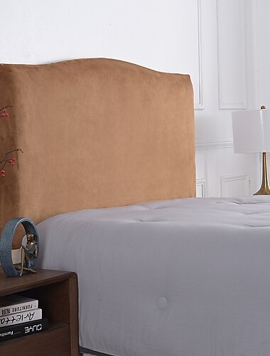  fluwelen bed hoofdeinde hoes voor slaapkamerdecoratie, stretch bed hoofdeinde hoes hoezen, stofdichte beschermhoes voor gestoffeerd hoofdeinde