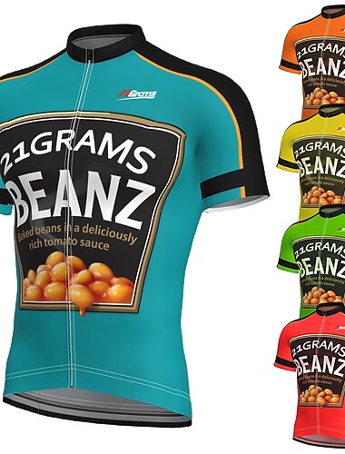  Męskie Koszulka rowerowa Retro Wzory Nowość Krótki rękaw Rower Dżersej Top z 3 tylnymi kieszeniami Kolarstwo górskie Kolarstwie szosowym Szybkie wysychanie Kieszeń na plecach Odprowadza wilgo