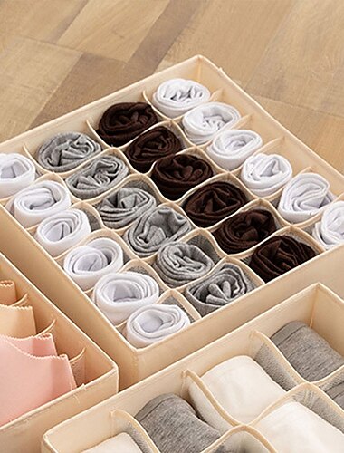  unterwäsche bh aufbewahrungsbox haushalt koreanisches tuch oxford stoff bezogen bh socken aufbewahrung 32x32x10cm