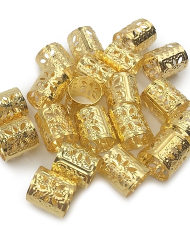  Accesorios para peluca Legierung Cuentas de trenzado 30 pcs Víspera de Todos los Santos / Deporte / Fiesta / Noche Clásico Color Mezclado Oro Plata / Fiesta de Pedida de Mano / Fiesta de Cóctel