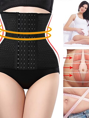  entrenador de la cintura fajas fajas de las mujeres corsé cinturón adelgazante cinturón del vientre binder vaina del vientre modelado arnés body shaper 3 breasted