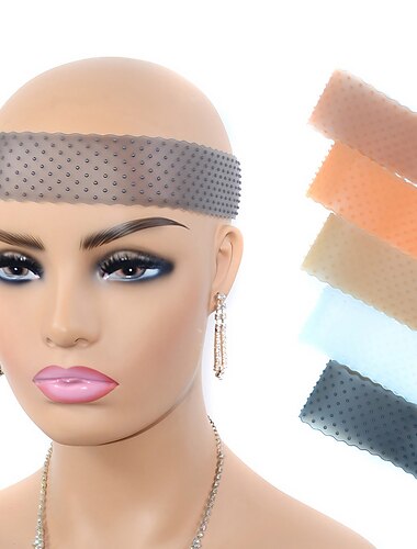  Wig Band Wig Silicone Headband Lace Headgear Non-slip Silicone Wig Headband Safety Fixed Headband Wig gripper