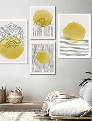  Art mural impressions sur toile peinture oeuvre image abstraite décoration de la maison dcor toile roulée sans cadre sans cadre non étiré