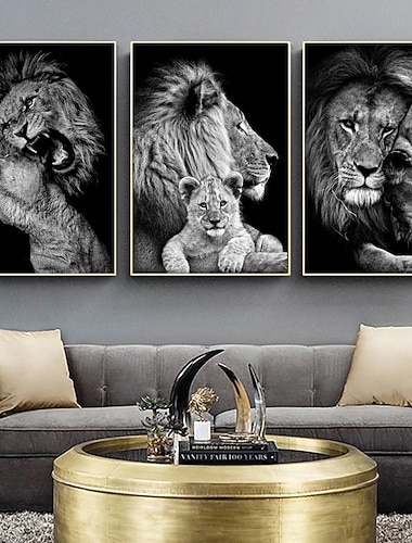  Wandkunst Leinwanddrucke Tiere Wohnkultur Dekor gerollte Leinwand kein Rahmen ungerahmt ungedehnt