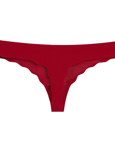  Sexy Höschen für Frauen, Strings&amp;Tangas Höschen kurze Unterwäsche 1 Stk. Unterwäsche Mode sexy Komfort Basic Schleife Leopard reine Farbe Nylon niedrige Taille sexy mehrfarbig schwarz rosa S M L