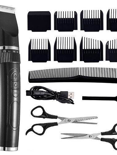  professionelle haarschneidemaschine für männer bartschneider maschine zum rasieren haarschneider schnell laden haarschneidemaschine bartschneider mit friseurschere